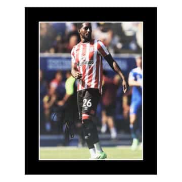 Signed Shandon Baptiste Photo Display 12×10 – Brentford Icon