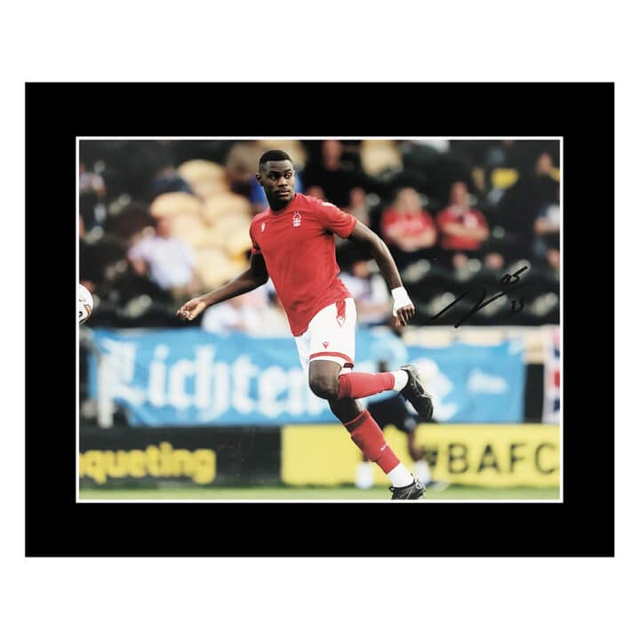 Signed Moussa Niakhate Photo Display 12×10 – Nottingham Forest Icon