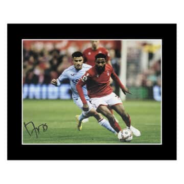 Signed Emmanuel Dennis Photo Display 12×10 – Nottingham Forest Icon