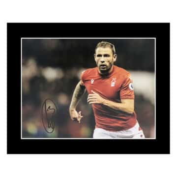 Signed Steve Cook Photo Display 12×10 – Nottingham Forest Icon