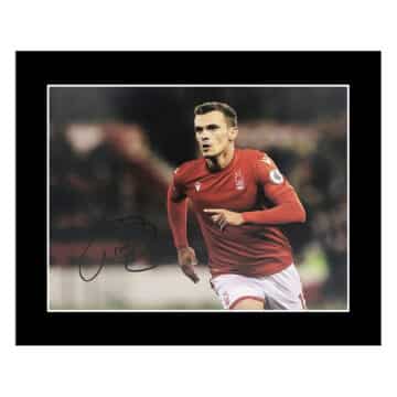 Signed Harry Toffolo Photo Display 12×10 – Nottingham Forest Icon