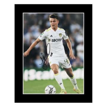 Signed Jamie Shackleton Photo Display 12×10 – Leeds United Icon