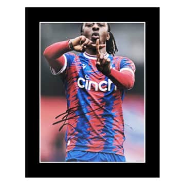 Signed Eberechi Eze Photo Display 12×10 – Crystal Palace Icon