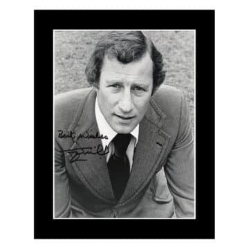 Signed Terry Neill Photo Display 12×10 – Arsenal FC Icon