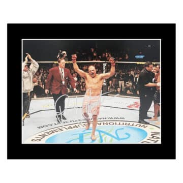 Signed Randy Couture Photo Display 12×10 – UFC Icon