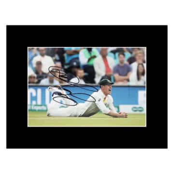 Signed Marnus Labuschagne Photo Display 16×12 – Australia Icon