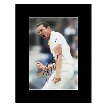 Signed Josh Hazlewood Photo Display 16×12 – Australia Icon