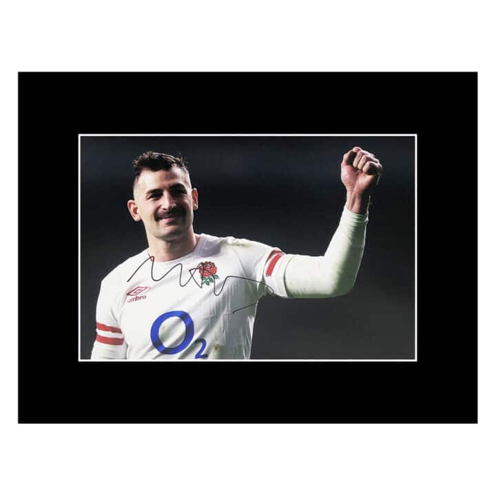 Signed Jonny May Photo Display 16×12 – England Icon