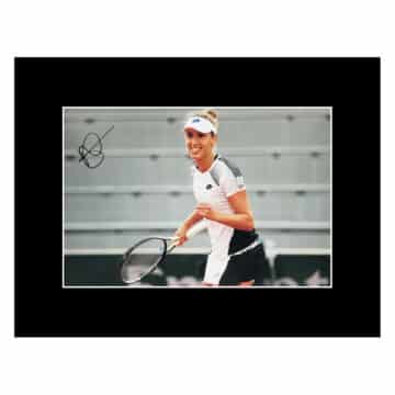 Signed Elise Mertens Photo Display 16×12 – Tennis Icon