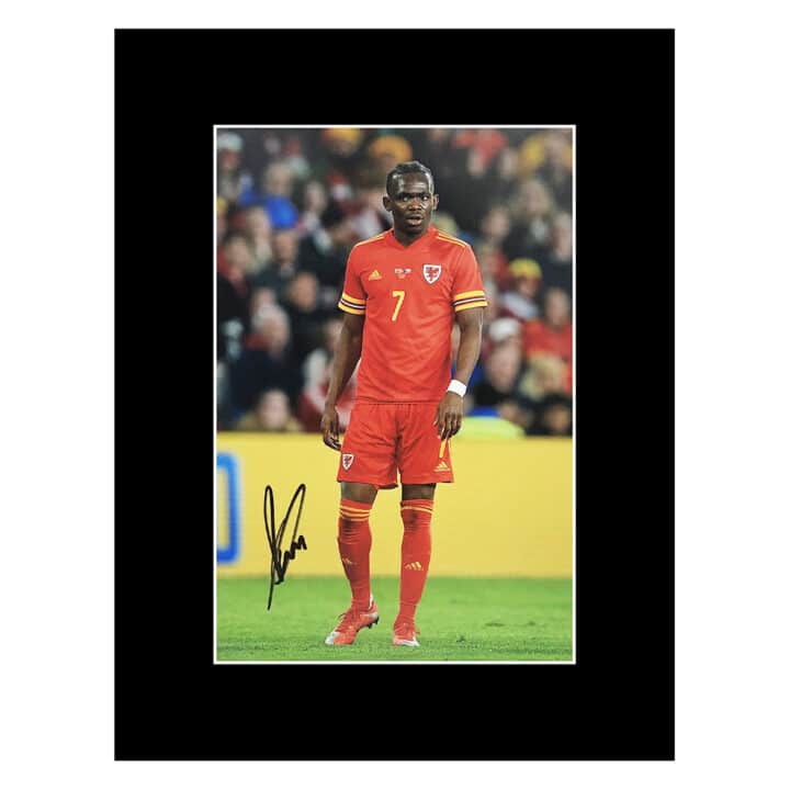 Signed Rabbi Matondo Photo Display 16×12 – Wales Icon