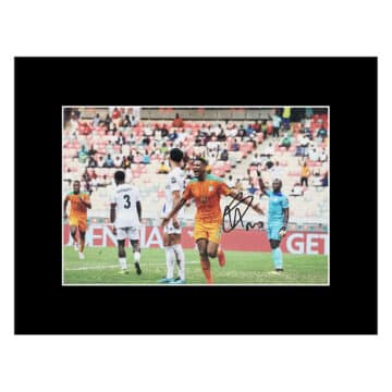 Signed Sébastien Haller Photo Display 16×12 – Ivory Coast Icon