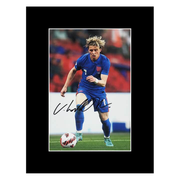 Signed Conor Gallagher Photo Display 16×12 – England Icon