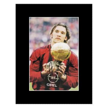 Signed Andriy Shevchenko Photo Display 16×12 – AC Milan Icon