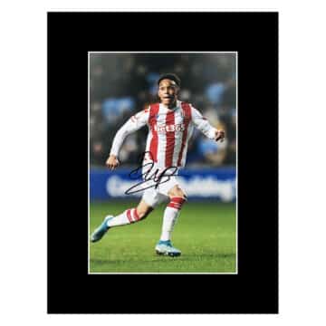 Signed D’Margio Wright-Phillips Photo Display 16×12 – Stoke City Icon