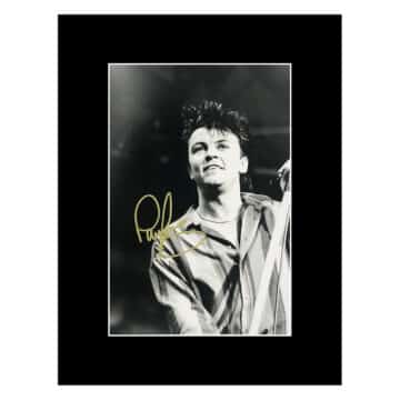 Signed Paul Young Photo Display – 16×12 Music Icon