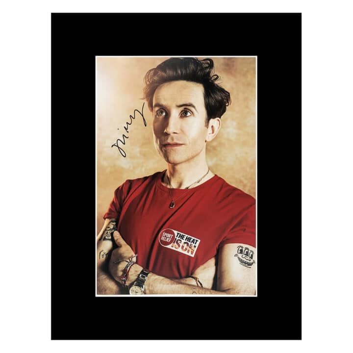 Signed Nick Grimshaw Photo Display – 16×12 Music Icon