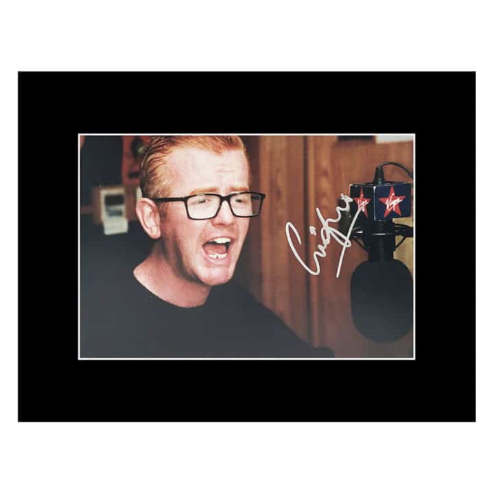 Signed Chris Evans Photo Display – 16×12 Music Icon