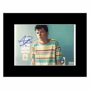 Signed Asa Butterfield Photo Display – 16×12 TV Icon