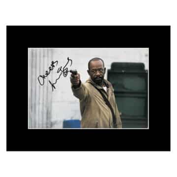 Signed Lennie James Photo Display – 16×12 TV Icon