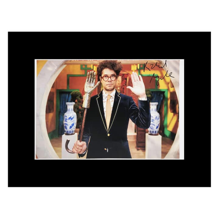 Signed Richard Ayoade Photo Display – 16×12 TV Icon