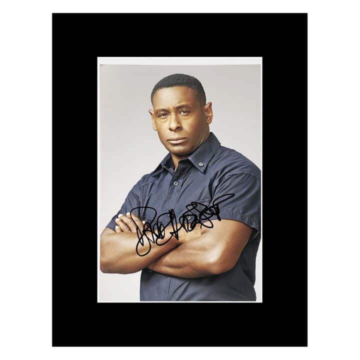 Signed David Harewood Photo Display – 16×12 Film Icon