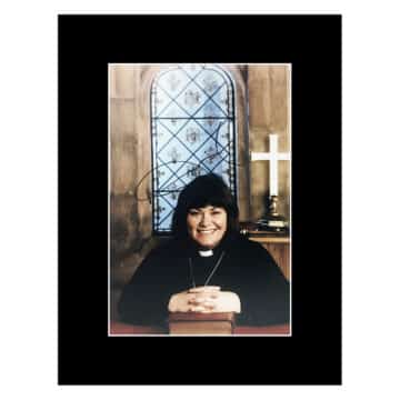 Signed Dawn French Photo Display – 16×12 TV Icon