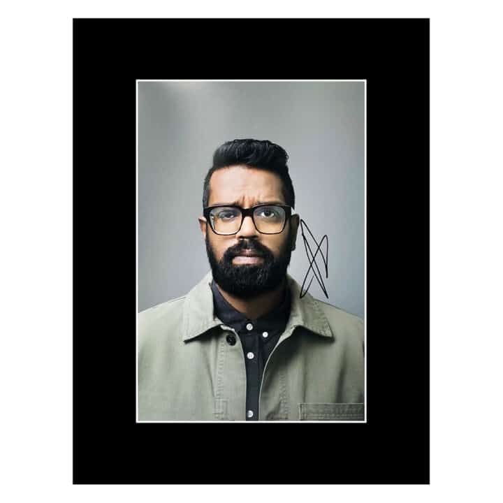 Signed Romesh Ranganathan Photo Display – 16×12 TV Icon