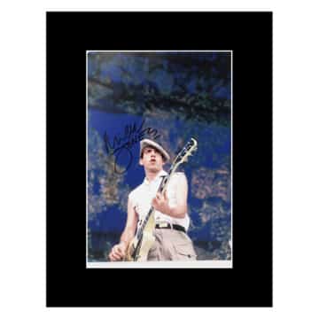 Signed Mick Jones Photo Display – 16×12 Music Icon