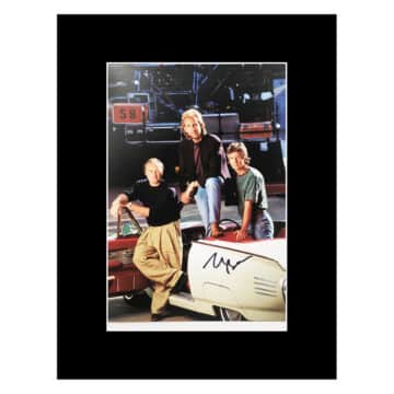 Signed Tony Banks Photo Display – 16×12 Music Icon