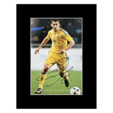 Signed Taras Stepanenko Photo Display – 16×12 Ukraine Icon