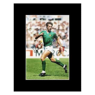 Signed Mick McCarthy Photo Display – 16×12 Republic Of Ireland Icon