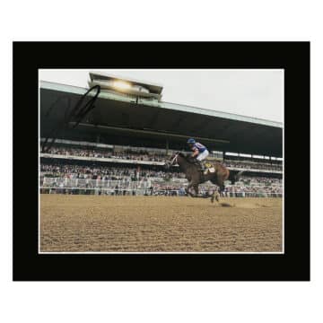 Signed Irad Ortiz Jr. Photo Display – 12×10 Horse Racing Icon