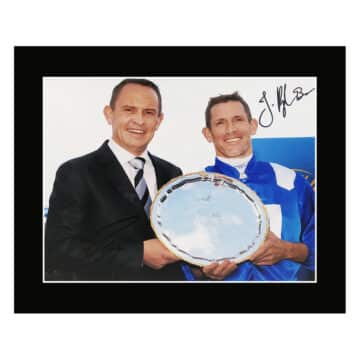 Signed Chris Waller & Hugh Bowman Photo Display - 12x10 Horse Racing Icon