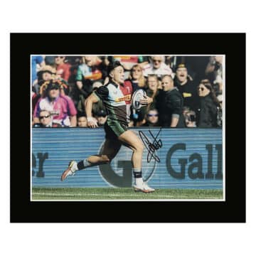 Signed Cadan Murley Photo Display 12×10 – Harlequins Icon