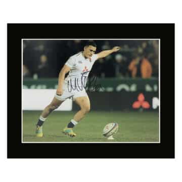 Signed Manu Vunipola Photo Display 12x10 - England Icon Autograph