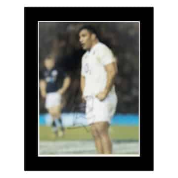 Signed Mako Vunipola Photo Display 12x10 - England Icon Autograph