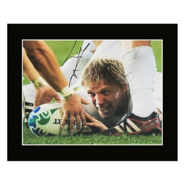 Signed Lewis Moody Photo Display 12×10 – England Icon