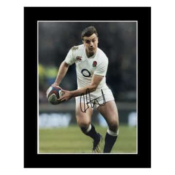 Signed George Ford Photo Display 12×10 – England Icon