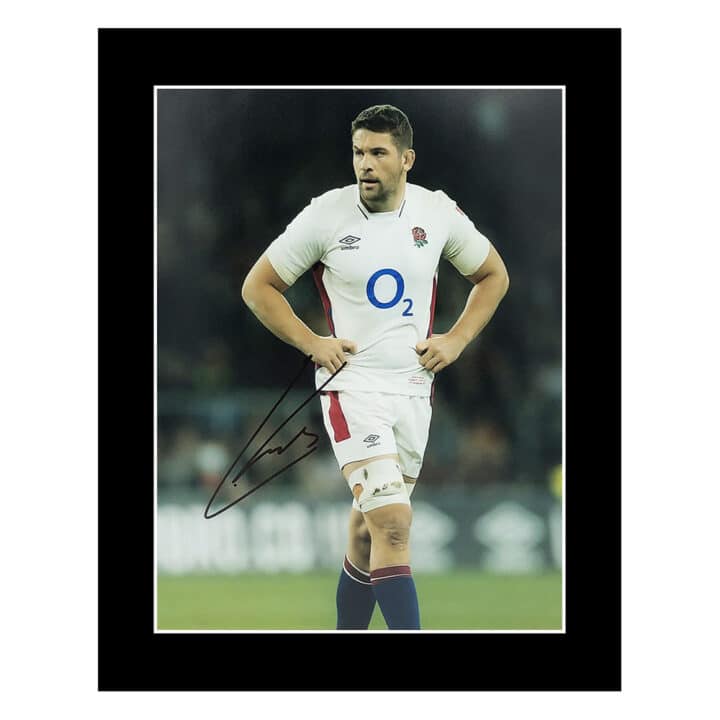 Signed Charlie Ewels Photo Display 12×10 – England Icon