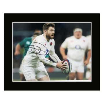 Signed Elliot Daly Photo Display 12×10 – England Icon