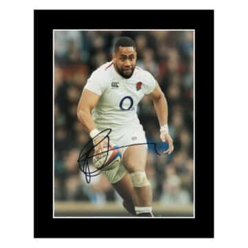 Signed Joe Cokanasiga Photo Display 12×10 – England Icon