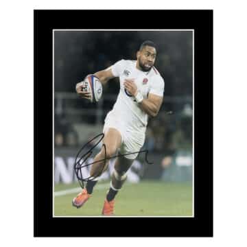 Signed Joe Cokanasiga Photo Display 12×10 – England Icon