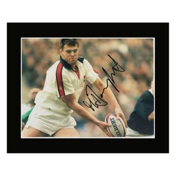 Signed Martin Bayfield Photo Display 12×10 – England Icon