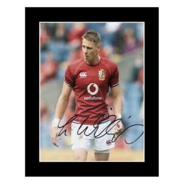 Signed Liam Williams Photo Display 12×10 – British & Irish Lions Icon