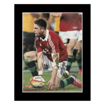 Signed Alex Cuthbert Photo Display 12×10 – British & Irish Lions Icon