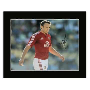 Signed Mike Blair Photo Display 12×10 – British & Irish Lions Icon