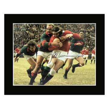 Signed JPR Williams Photo Display 12×10 – British & Irish Lions Icon