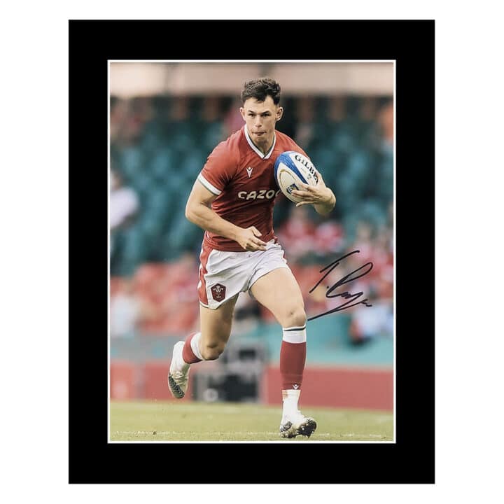 Signed Tom Rogers Photo Display 12×10 – Wales Icon