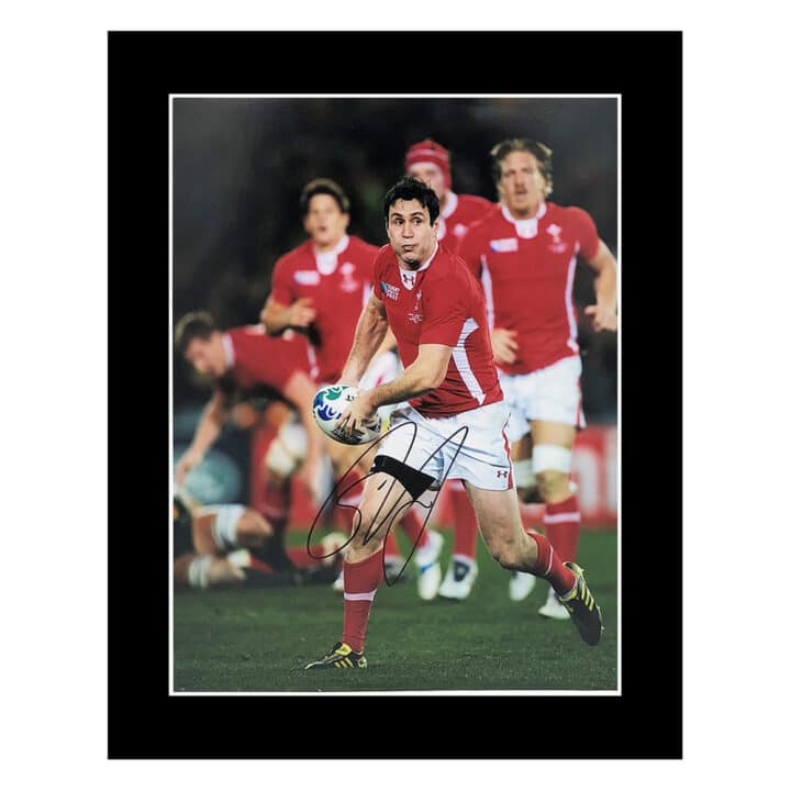 Signed Stephen Jones Photo Display 12×10 – Wales Icon