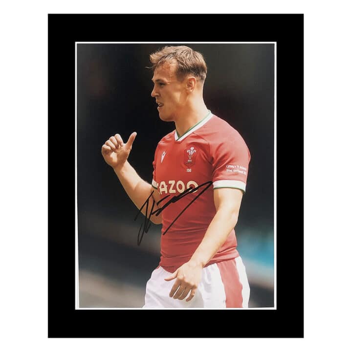 Signed Jarrod Evans Photo Display 12×10 – Wales Icon